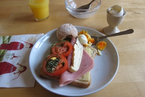 Breakfast at Gardsauki Guesthouse